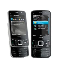 Оригинальный Nokia N96 3G Мобильный телефон отремонтирован 2,8 '' Дисплей 16 ГБ Wi -Fi GPS 5MP Классический Slider Slider Sommbian OS Смартфон ОС Смартфон