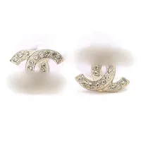 Mode Stud oorbellen vrouw luxe ontwerper oorrel multi -kleuren c letter sieraden vrouwen 18k diamant bruiloft cadeausf60p