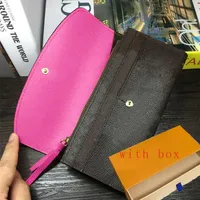 Luxurys Designers Bags High Quality women Wallet Long Purse for Woman Leather Wallets Brand Holders with Box ZZL2105171 box264j