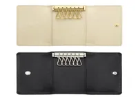 2017 Ganzes Originalbox Luxus mehrfarbiger Kurzwallet Sechs Schl￼sselhalter Frauen M￤nner039s Klassiker Rei￟verschluss Taschenschl￼sselkette 626308088576
