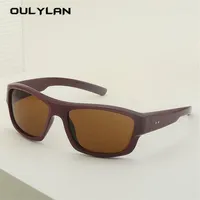 Sunglasses OULYLAN Brand Vintage Square Women Luxury Designer Small Sun Glasses For Men Leopard Lens Shades Eyewear UV400