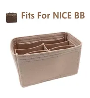 Nice bb Insert Bags Insert Organizer Makeup Handbag Organizer Inner Purse Portable Cosmetic for nice bb bag organizer 2022114978046