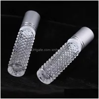 Storage Bottles Jars 10Ml Essential Oil Roller Bottles Empty Glass Roll On Essentials Oils Per Essence Travel Container Sample 774 Dhzc5