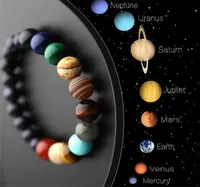 STRANDS Acht planeten Bead Bracelet Men Natural Stone Universe Yoga Solar Chakra armbanden voor vrouwelijke sieraden Chritmas Gifts7293839