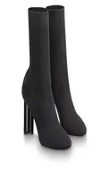 Autumn and winter socks highheeled ankle boots fashion sexy knitted stretch designer alphabet women039s shoes6247554