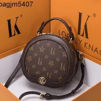 Tote Bsg Factory Wholesale and Retail Hong Kong Round Bag Women 2023 New Fashion One Shoulder Crossbody Handheld Small Versatile Cake
