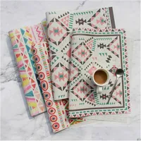Mats Pads Home Kitchen Washable Geometric Pattern Pirnt Placemat Waterproof Oilproof Mat Pad Dining Table Mats Drop Delivery Garde Dhnwo