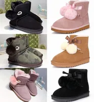 Kinderschoenen Australië Boots Kids Classic Winter Boot Toddler Mini Hairball Uggi Snow Boot Warm Sneaker Boy Girls Designer Trainers Baby Kid Jeugd K6SJ#