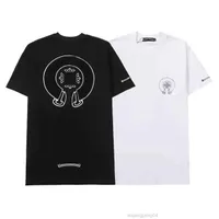 Camisetas para hombres Classic Luxury Mens THICHS Fashion Brand Ch Men Tees Horseshoe Cross Designer Camisetas de verano Man su￩ter de hip hop Carta s￡nscrita T-Shirta