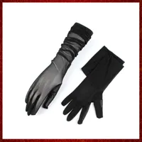 ST724 Ultra-Thin Driving Car motorcycle Gloves Elegant Women Sexy Black Sunscreen Gloves Female Anti-UV Elasticity Lace Mesh Gloves