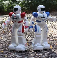 RC RC Direte Controt Robot Smart Action Walk Sing Dance Action Figure Жестный датчик Toys Gired Robot USB зарядка танцев для Childre