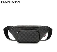 Fashion Belt Bag for Men Fanny Pack Waist Men Crossbody Purses Leather Waterproof Characters Print Phone Pouch 20222748906