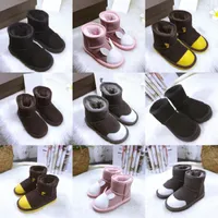 مصمم الأطفال أحذية Uggi Leather Leather Classic Toddler Sneaker Shoe Australia Youth Kid Infants Boots Baby Boy