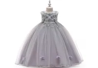 Nouvelle collection Long Robe for Children A Grey Grey Princess Dress Girls Catwalk Girls039 Pageant Robes Ball Robe Good Work4108249