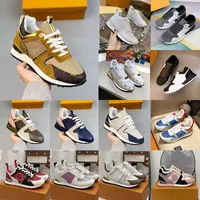Designer Kalbskinne Mesh gemischte Farb -Sneaker Retro -N￤hte Mode -Freizeitschuhe f￼r M￤nner und Laufschuhe erh￶hten dicke Soled Universal Women