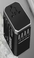4 USB 2000W 56A Type C multi socket universal travel adapter plug converter For US UK AU EU Power Plug Adaptor1105534