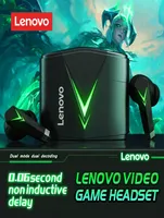 Lenovo LP6 TWS Kulaklık Kablosuz Bluetooth V50 Sport Kulaklık Oyun Kulaklığı 9217243