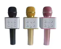 Q7 Bluetooth Microphone Portable محمولة Wireless KTV Karaoke Player Speaker MIC Mic for iPhone 7 Plus Samsung S77628746