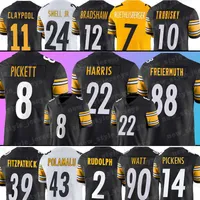 Custom Football Jersey Men Women Kids Pittsburgh''Steelers''Nfl''Limited 8 Kenny Pickett 22 Najee Harris 90 T.j. Watt 18 Diontae Johnson