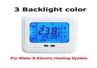 LCD Touch Screen Programmable Digital Underfloor Heating Thermostat with Floor Air Sensor 110v and 220v for option 8565873