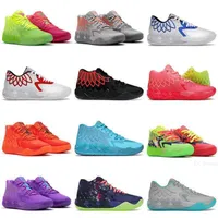 2022 Fashion Mens Basketball Shoes LaMelo Ball MB.01 Rick and Morty Rock Ridge Red White Blue Black Blast Not From Here UFO Queen City