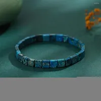 Charm Bracelets Boho Handamde Imperial J Asper Stone Blue Black Purple Color Bead Strand Collection Drop Ship
