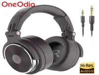 Oneodio Pro50 Stereo -h￶rlurar med professionell studiotr￥d DJ -headset med mikrofon ￶ver ￶ronmonitor l￥ga h￶rlurar2787268