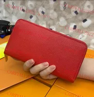 Woman Luxury Designer Zipper Wallet Shoulder Bags ZIPPY M60930 Card Holders Coin Purse Key pouch Wallets Leather Handbag Bag Men passport holders With box M60017