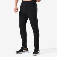 Men's Communication Fitness Pants Yoga Outfits Outdoor Commuter Sports Leggings Fashion Casual High Elastic Slim Tight Trouses