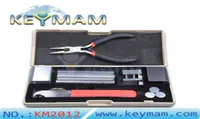 Professional 12 in 1 HUK Lock Disassembly Tool Locksmith Tools Kit Remove Lock Repairing Lock Pick Set2820