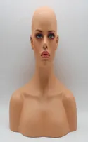 Fiberglass Female Mannequin Head Bust For Lace Wig Jewelry And Hat Display6131530