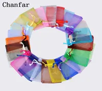 100pcs 24 Colors Jewelry Bag 13x18cm Wedding Gift Organza Bag Jewelry Packaging Display Jewelry Pouches Christmas Gift7483657