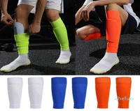 1 Paar Hight Elasticity Soccer Football Shin Guard Erwachsene Socks Pads Professionelle Legging Shinguard Sleeves Protective Gear6712231