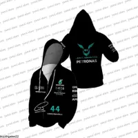 Men's Hoodies New Mens Zip Sweatshirts Shirt F1 Racing W11 Team 44 Fashion Top 63 Formula One 77w10 Extreme Sports Enthusiast Jacket