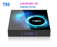 T95スマートテレビボックスAndroid 100 4G 128GB 64GB 6K YouTube Media Player 245G WiFi TVBox Settop 2GB 16GB9272186