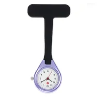 Pocket Watches ALK Silicone Round Dial High-Quality Luminous Movement Fob Watch Nursing Quartz Clock Gift
