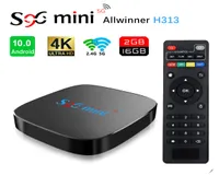 S96 MINI ANDROID 100 TV BOX H313 24G 5G WIFIビルド2GB 16GB 4KセットトップボックスP X96 X96Q5204381