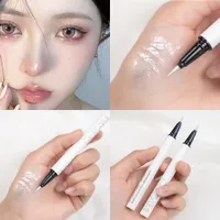 Diamond Glitter Eye Liner Pencil Eye Makeup Highlighter Waterproof Pearl White Brighten Silkworm Shadow Liquid Eyeliner Pen Perf
