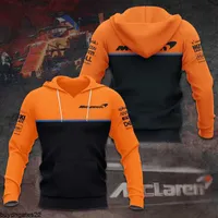 ML Erkekler Sweatshirts Sıcak F1 Yarış Spor Hoodies Açık Ekstrem Spor Formülü Bir Büyük Baskı Ceket Haberleri McLarens Racing Forma Fan Giyim