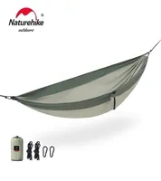 Outdoor Gadgets Hammock Ultralight 2 Person Tear Resistance Hanging Bed Portable Hunting Sleeping Swing 221108