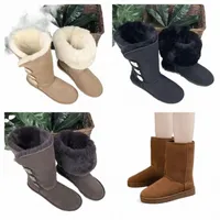 women ultra mini snow boots slipper Warm Boots Suede Shoes Classical Short Miniwomen Keep Man Womens Plush Casual Chestnut Grey 2022 h0kW#