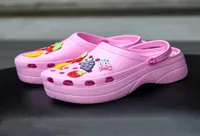 Pulomies Summer Women Slippers منصة السقوط في الهواء الطلق حديقة الأحذية حذاء أنثى الصنادل الحمام الوجه يتخبط البغال شاطئ النعال LJ3063582