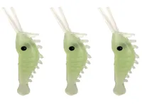 300pcs Soft Silicone Luminous Shrimp Fishing Lures 35cm Small High Quality water Fishing Lure Bait6125889