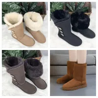 women ultra mini snow boots slipper ugglies Warm Boots Suede Shoes Classical Short Mini womens Keep ug Man Womens platform Plush Casual uggly Chestnut Grey 2022 Z08G#