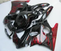 ABS plastic Fairing kit for Honda CBR60O F2 91 92 93 94 red flames black fairings set CBR600 F2 19911994 OY182893326