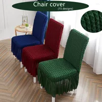 Chair Covers High Quality Cover With Skirt Wedding Banquet El For Dining Room Kitchen Stretch Spandex Elastic Stool Cloth