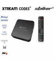 Meelo Plus XTV SE2 TVボックスXtream Codes Media Decoder Android 11 24G5G WiFi Smartes Stalker Player Amlogic S905W2 2GB 16GB6092569
