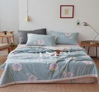 Comforters Sets Flowers Cotton Summer Quilts Blanket Cover Twin Queen Blankets Thin Comforter Single Double Quilt Home Textiles