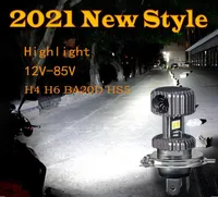 오토바이 LED 헤드 라이트 H4 BA20 H6 P15D HS5 LED 전구 Hight Low Beam 오토바이 6000K Scooter8592239