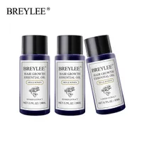 Breylee Hair crescimento r￡pido aumento essencial Evite a calv￭cie anti-p￪lo de perda de ￳leo soro de produtos para cabelo poderosos cuidados com cabelo 3pcs por